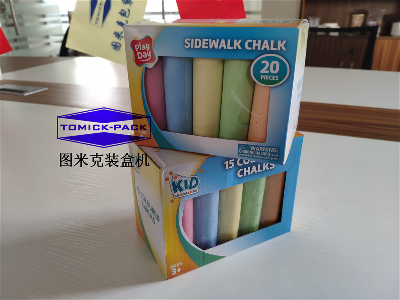 辦公用品裝盒機 粉筆裝盒機應(yīng)用案例
